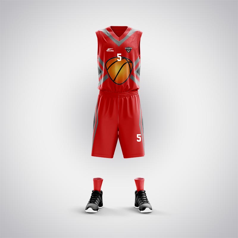 Orange Grey Basketbol Forması Orange Grey Basketbol Forması