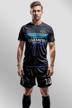 Pro Siyah Halı Saha Forma